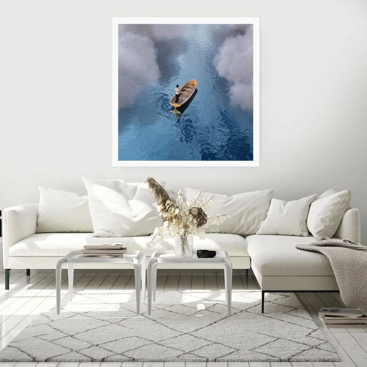 Plakát - Život – cesta – nejistota - 60x60 cm
