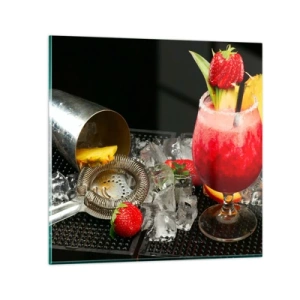 Obraz na skle - Vykouzlit chuť - 60x60 cm