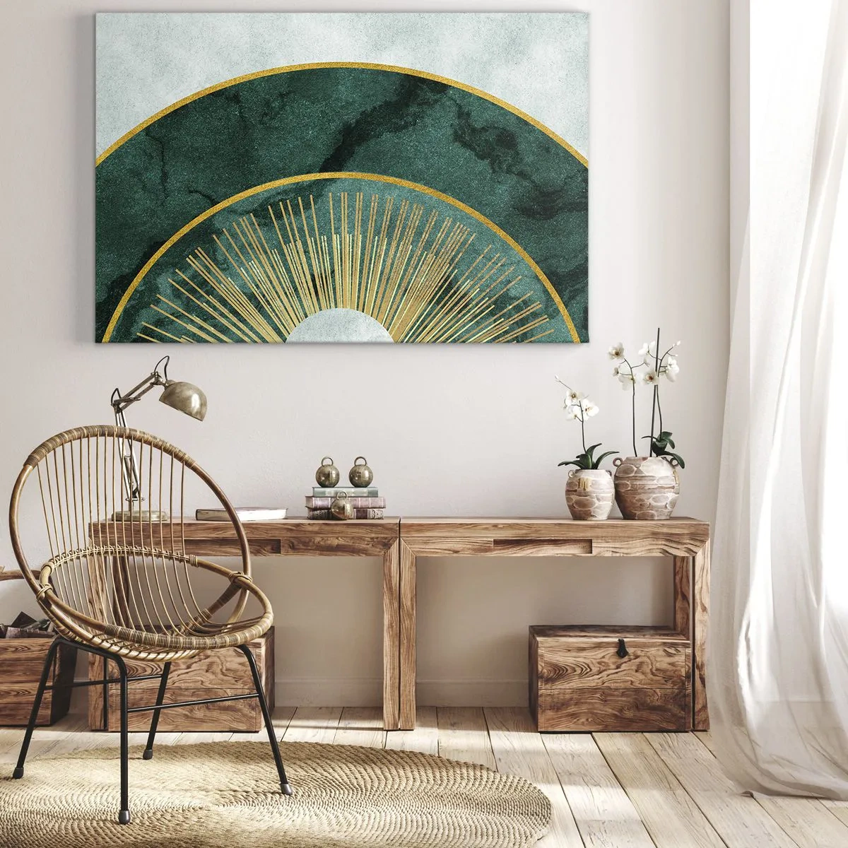 Obraz na plátně - Jiná sluneční soustava - 70x50 cm