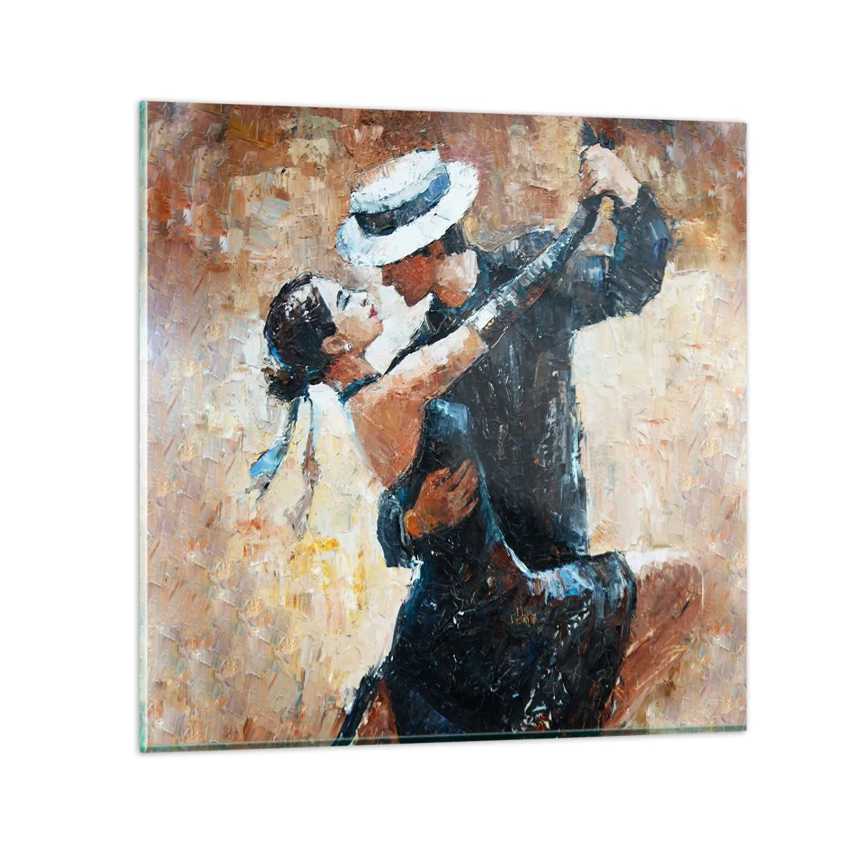 Obraz na skle - A la Rudolf Valentino - 60x60 cm