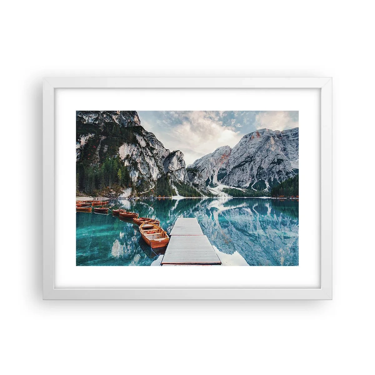 Plakát v bílém rámu - Ukážeme vám krásu - 40x30 cm