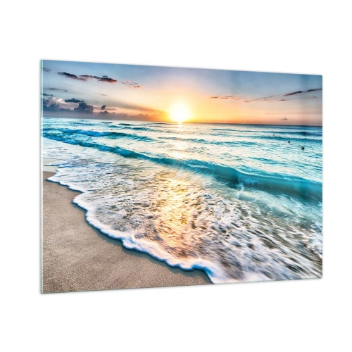 Obraz na skle - Výhled, který stojí za to - 100x70 cm