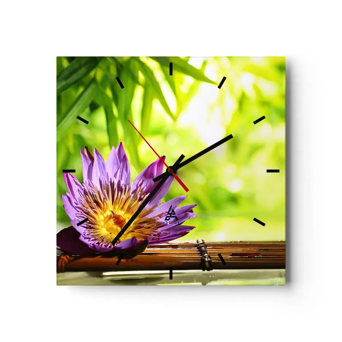 Nástěnné hodiny - Na asijském slunci - 40x40 cm