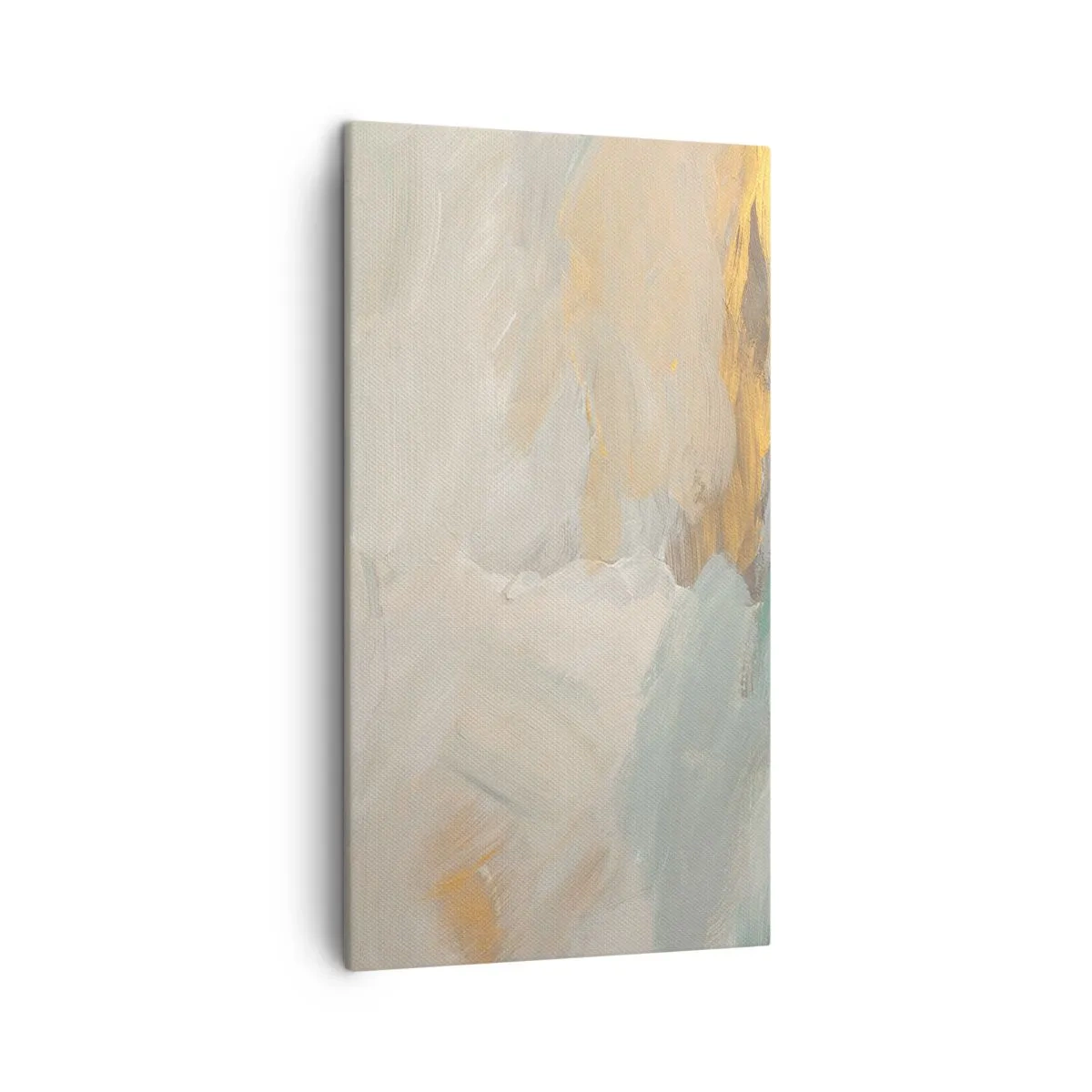 Obraz na plátně - Abstrakce – krajina něhy - 45x80 cm