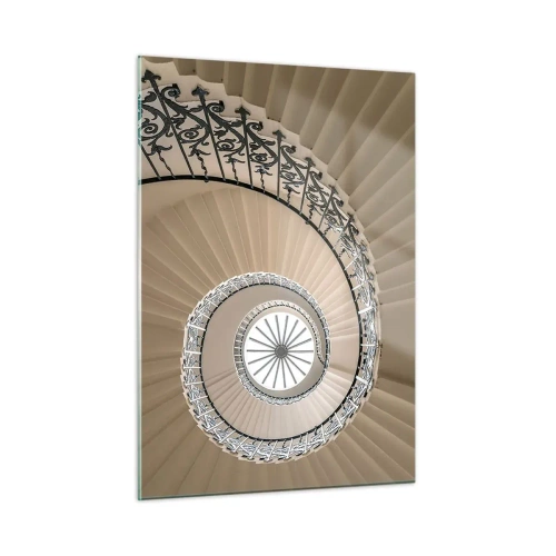 Obraz na skle - Uvnitř mušle - 50x70 cm