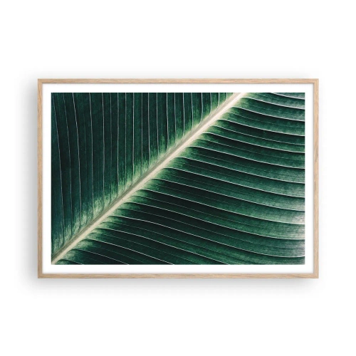Plakát v rámu světlý dub - Rytmus přírody - 100x70 cm