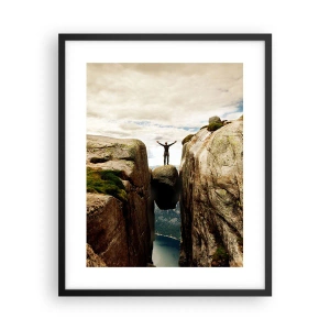 Plakát v černém rámu - Jak se cítím?! - 40x50 cm