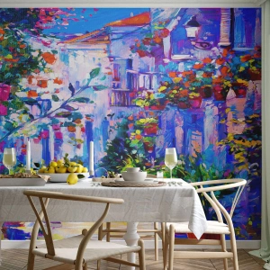 Fototapeta Samolepicí Deluxe Sticker - Imprese - italská ulička - Město, Architektura, Itálie - 250x175 cm