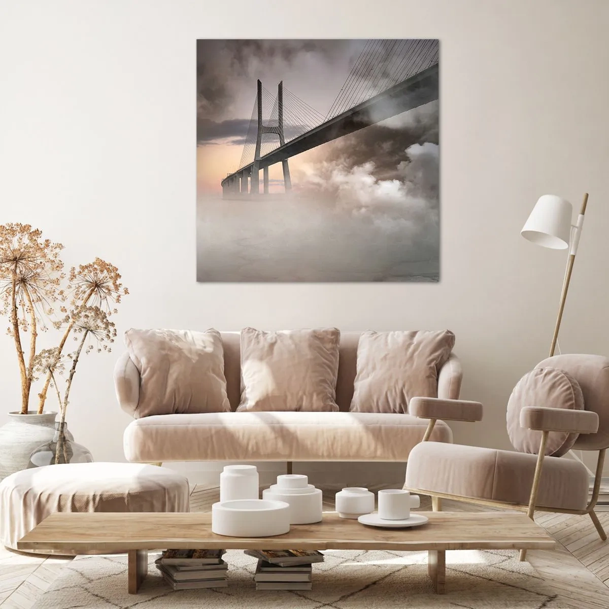 Obraz na plátně - U řeky, která není - 60x60 cm