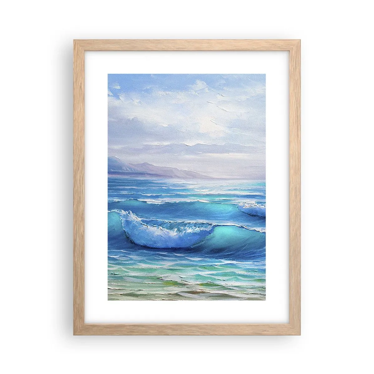 Plakát v rámu světlý dub - Přináší ukojení - 30x40 cm