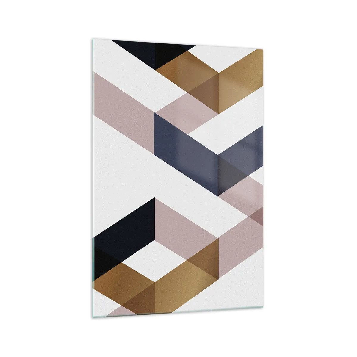 Obraz na skle - Roviny a úhly - 70x100 cm