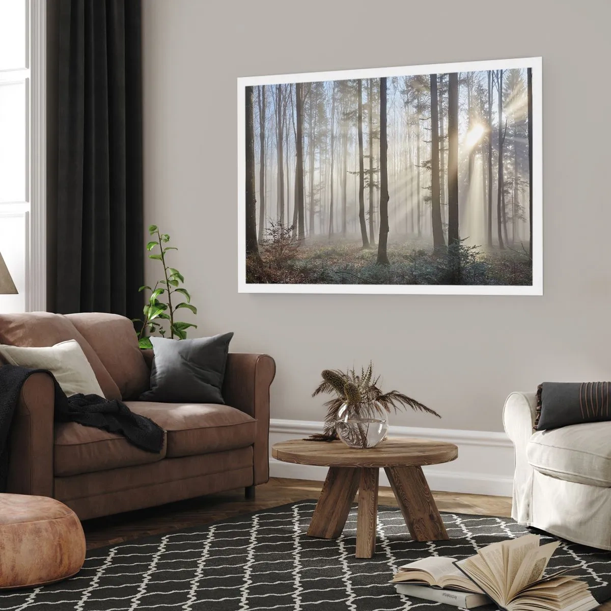 Plakát - Mlha se také vzbudila - 91x61 cm