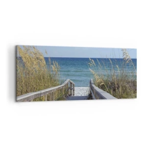 Obraz na plátně - Na slunci, ve větru - 100x40 cm