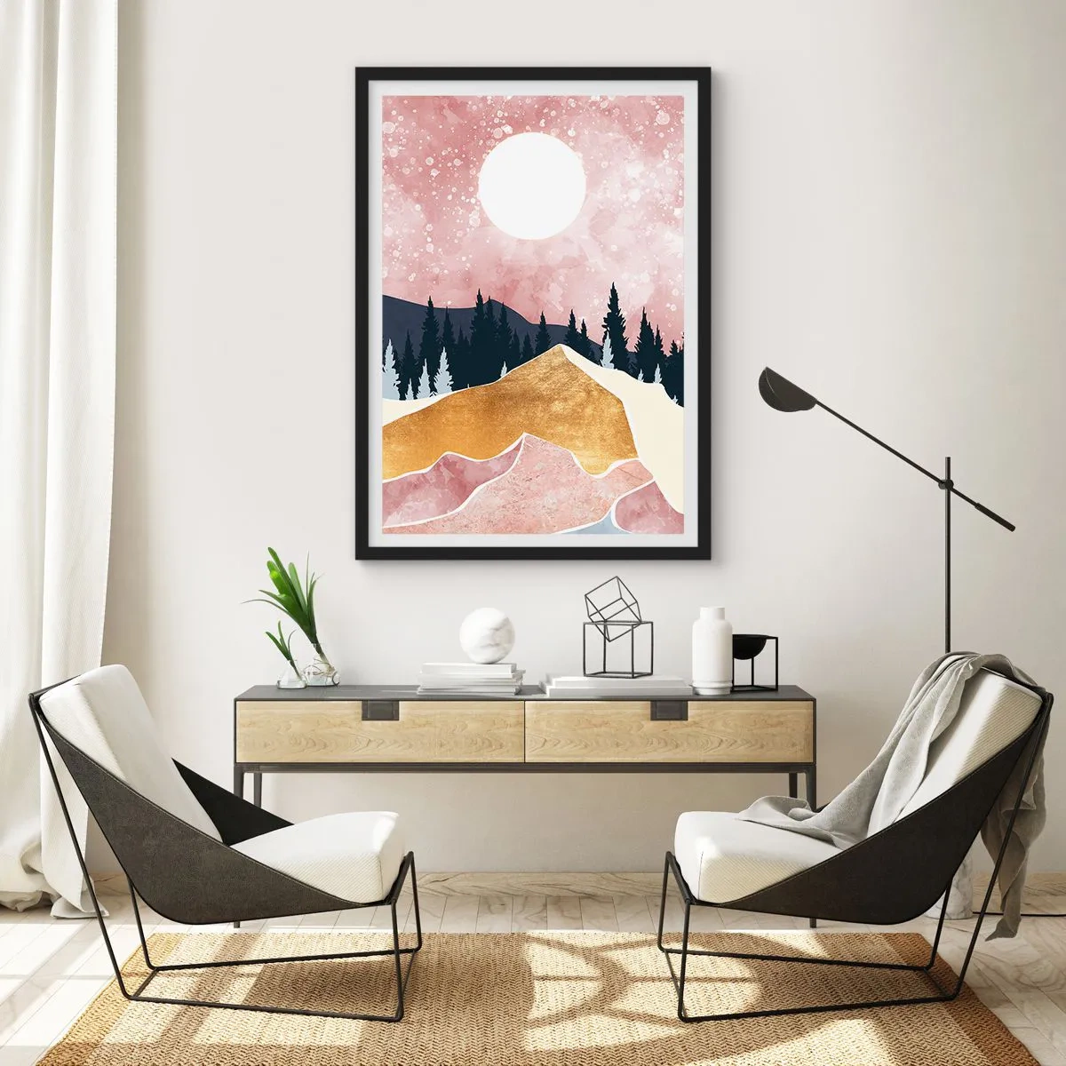 Plakát v černém rámu - Noční hlídka - 30x40 cm