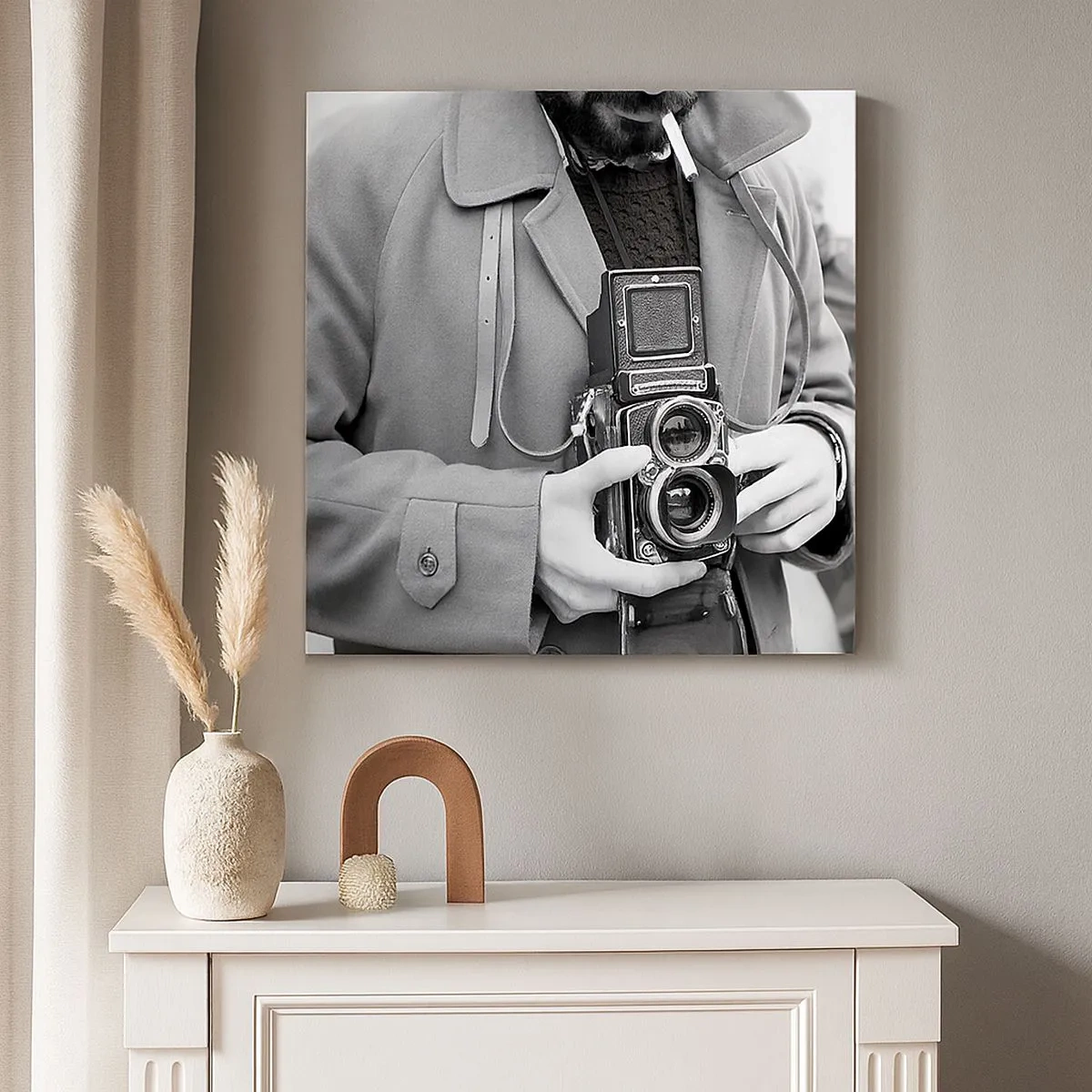 Obraz na plátně - V retro stylu - 30x30 cm