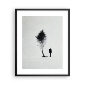 Plakát v černém rámu - Všichni se touláme - 40x50 cm
