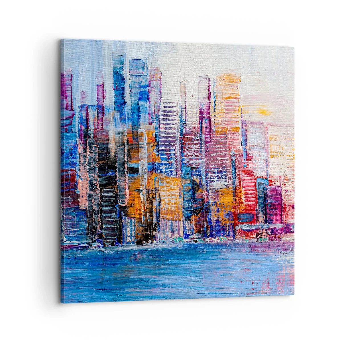 Obraz na plátně - Radostná metropole - 60x60 cm