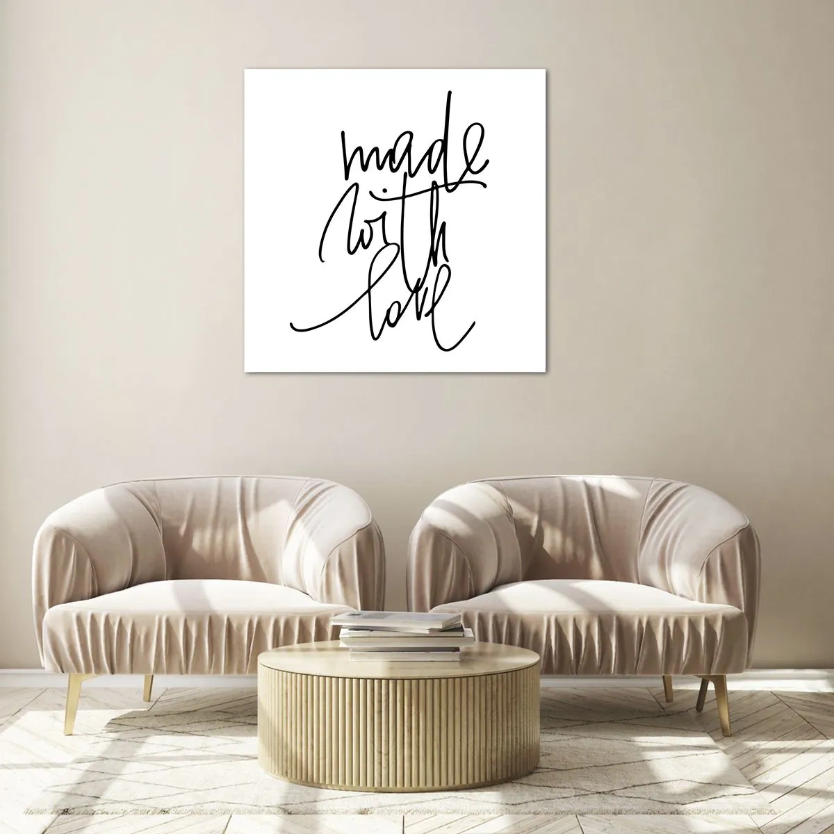 Obraz na skle - Nejlepší značka - 50x50 cm