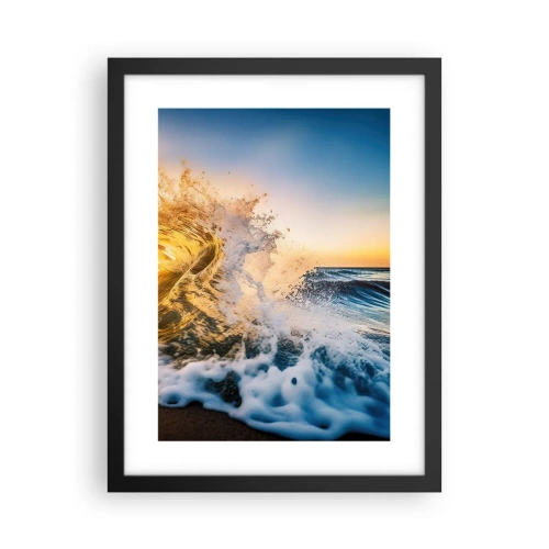 Plakát v černém rámu - Hra v písku - 30x40 cm