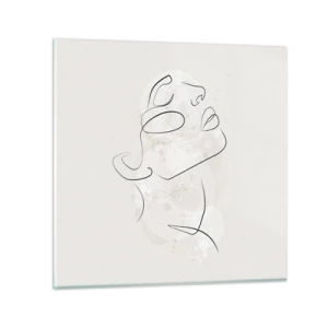 Obraz na skle - Náčrt snu - 50x50 cm