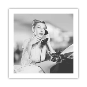 Plakát - Halo, tady jsou 50. léta. - 50x50 cm