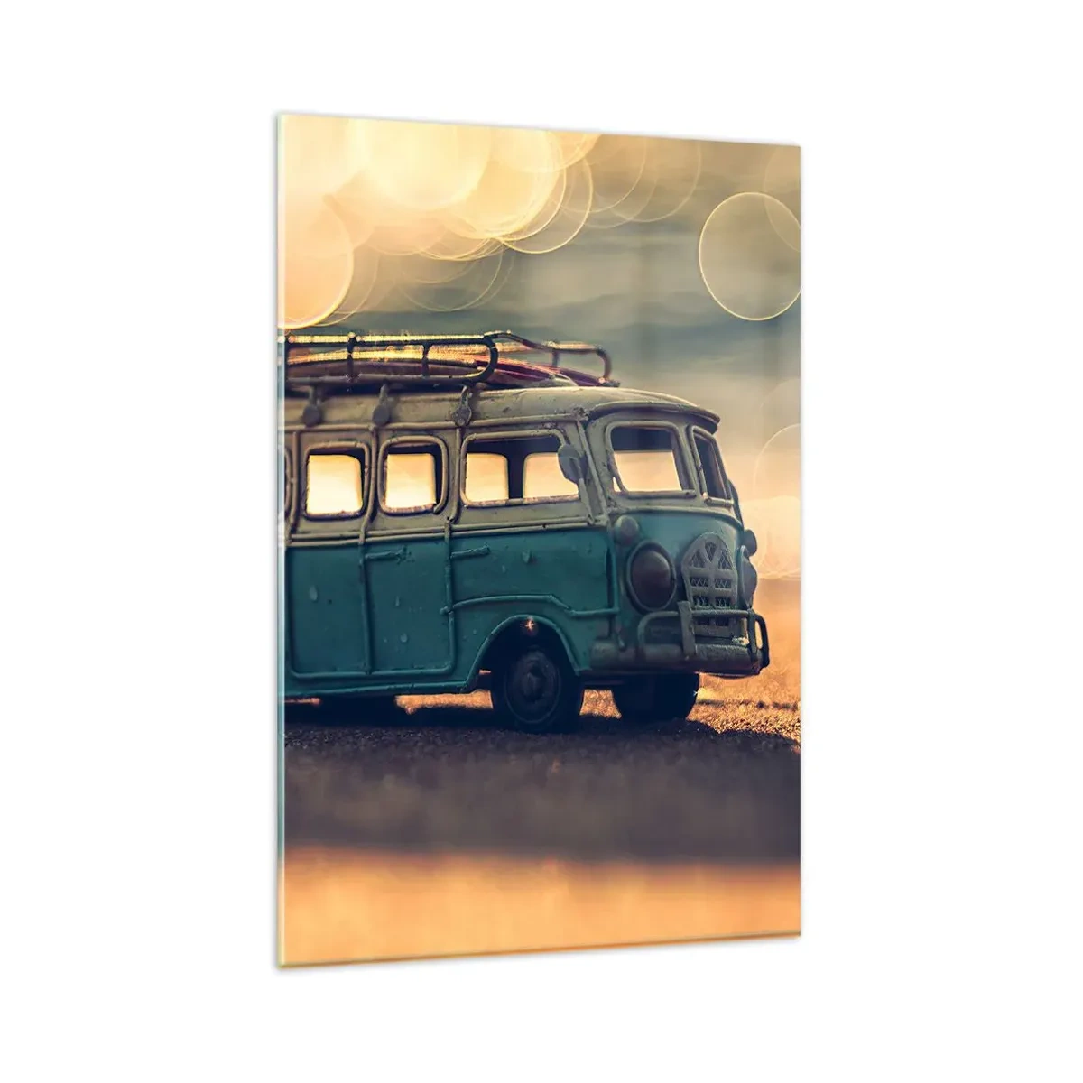 Obraz na skle - Konec bůžků: peněz a práce - 80x120 cm