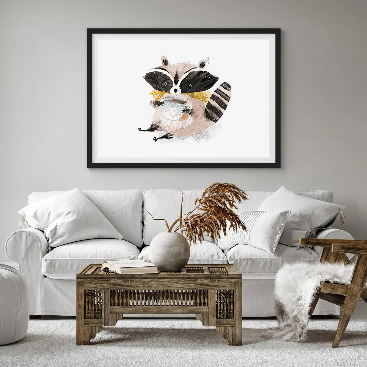 Plakát v černém rámu - Můj přítel mýval - 91x61 cm
