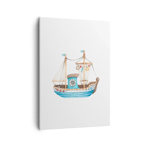 Obraz na plátně - Ahoj, dobrodružství! - 50x70 cm