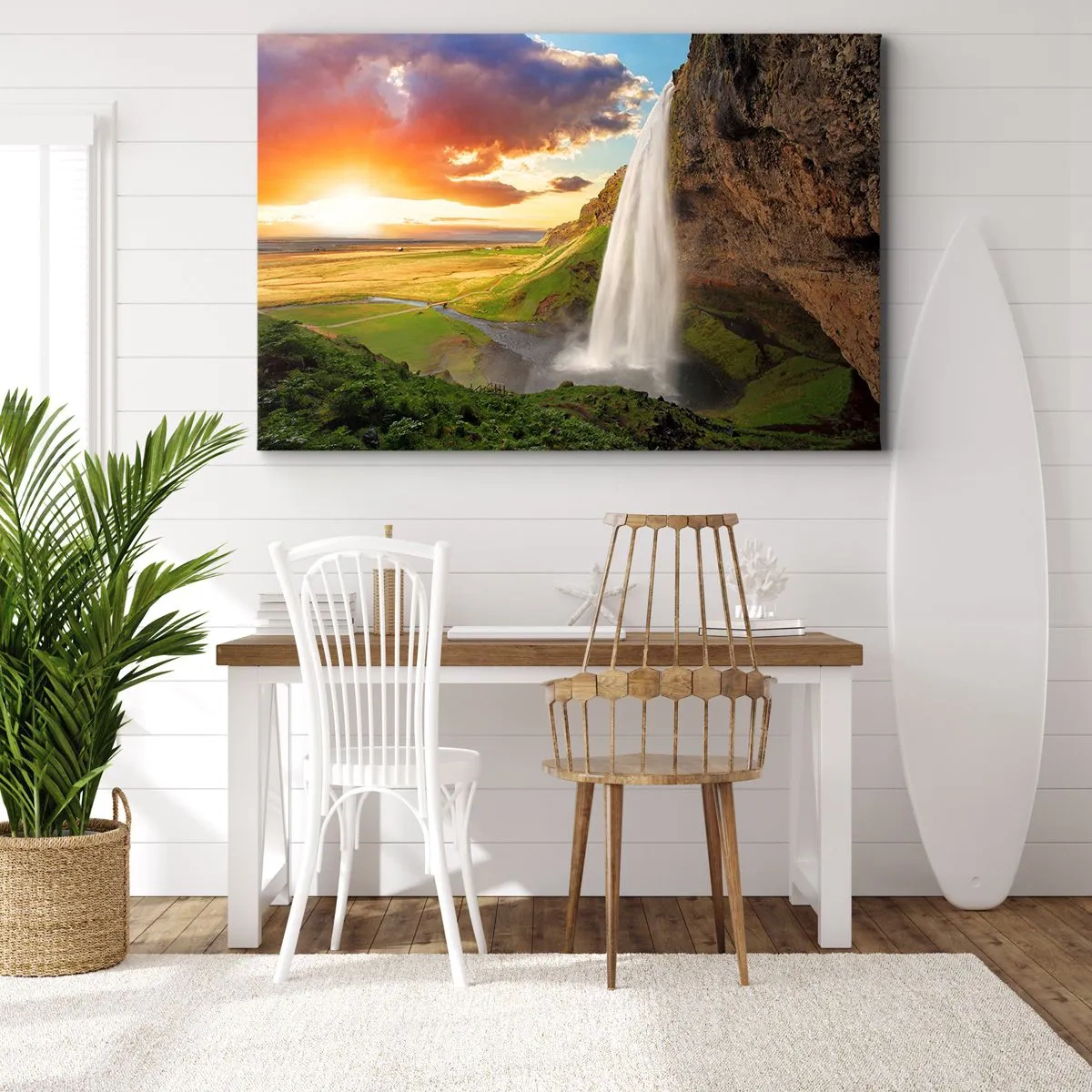 Obraz na plátně - Vrchol islandského léta - 120x80 cm