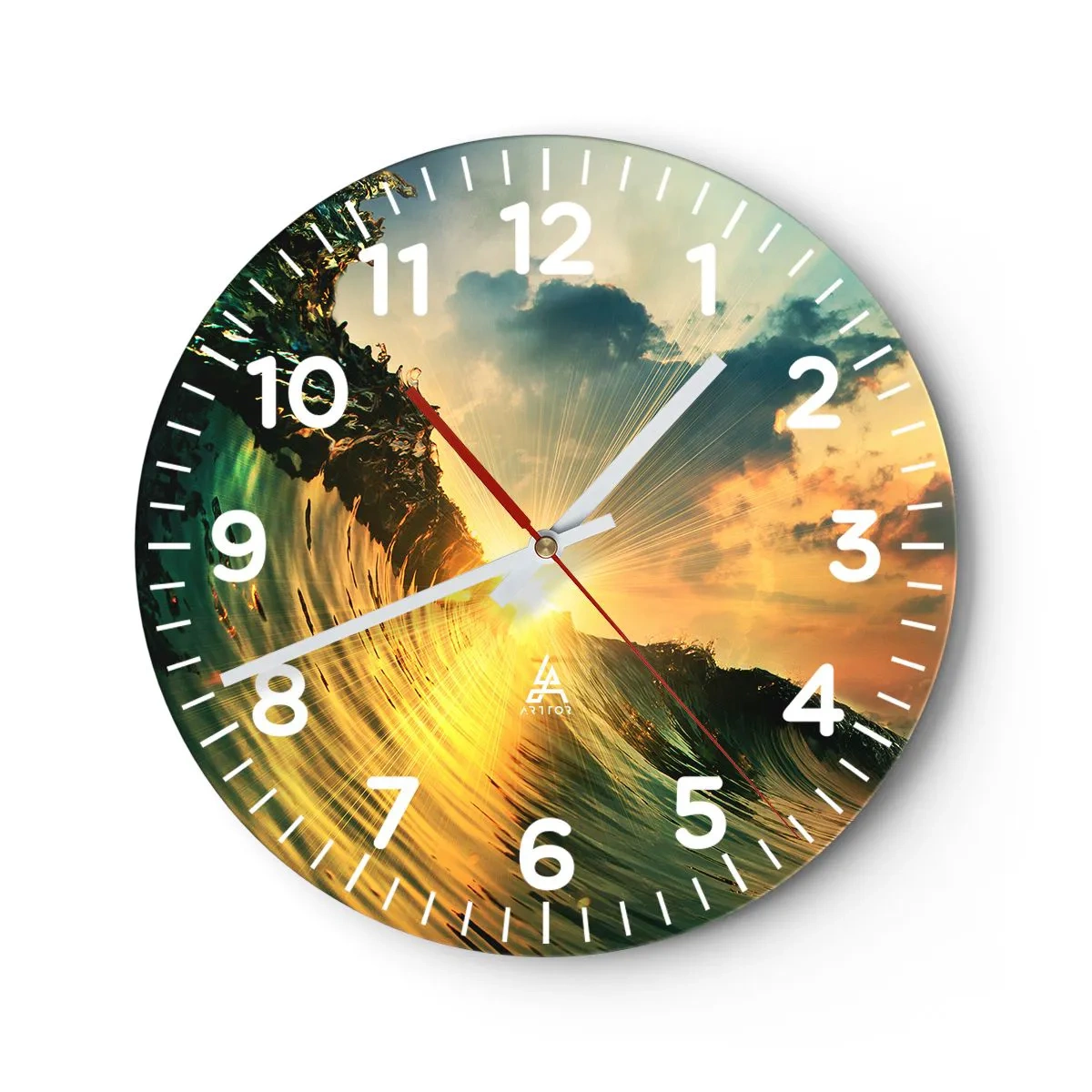 Nástěnné hodiny - Surfaři, kde jsi? - 30x30 cm