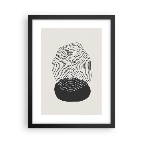 Plakát v černém rámu - Trvání a kmitání - 30x40 cm