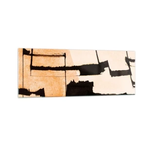 Obraz na skle - Avšak pořádek - 140x50 cm