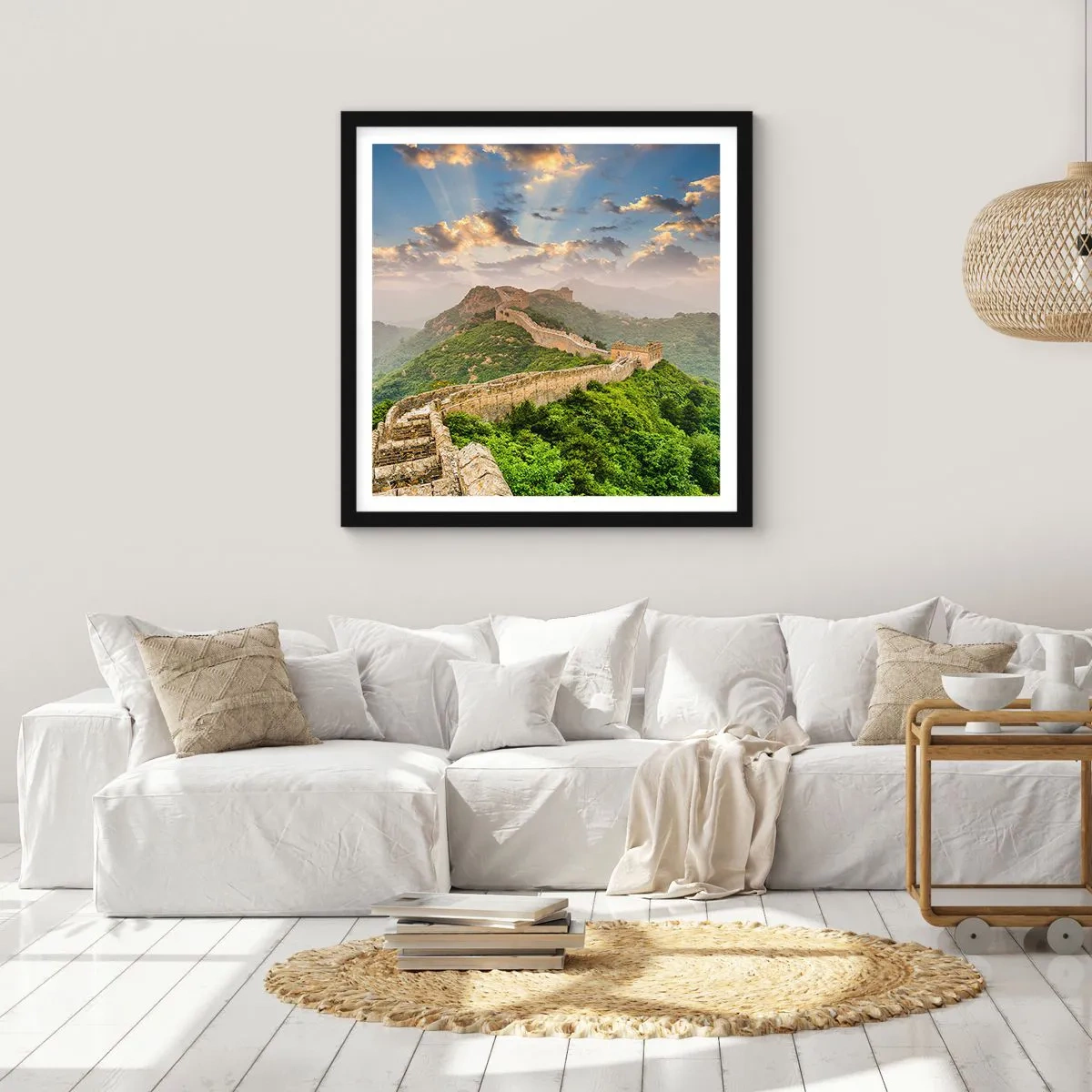 Plakát v černém rámu - Nepomíjející velikost - 40x40 cm