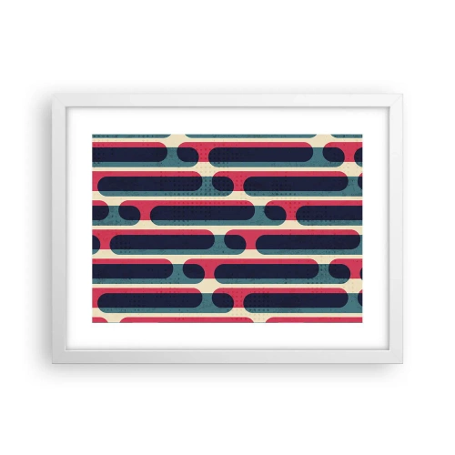 Plakát v bílém rámu - Dovnitř a dopředu - 40x30 cm