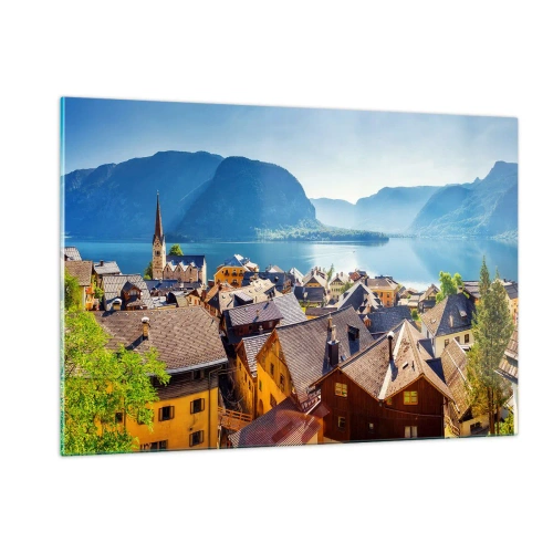 Obraz na skle - Víc malebně to nejde - 120x80 cm