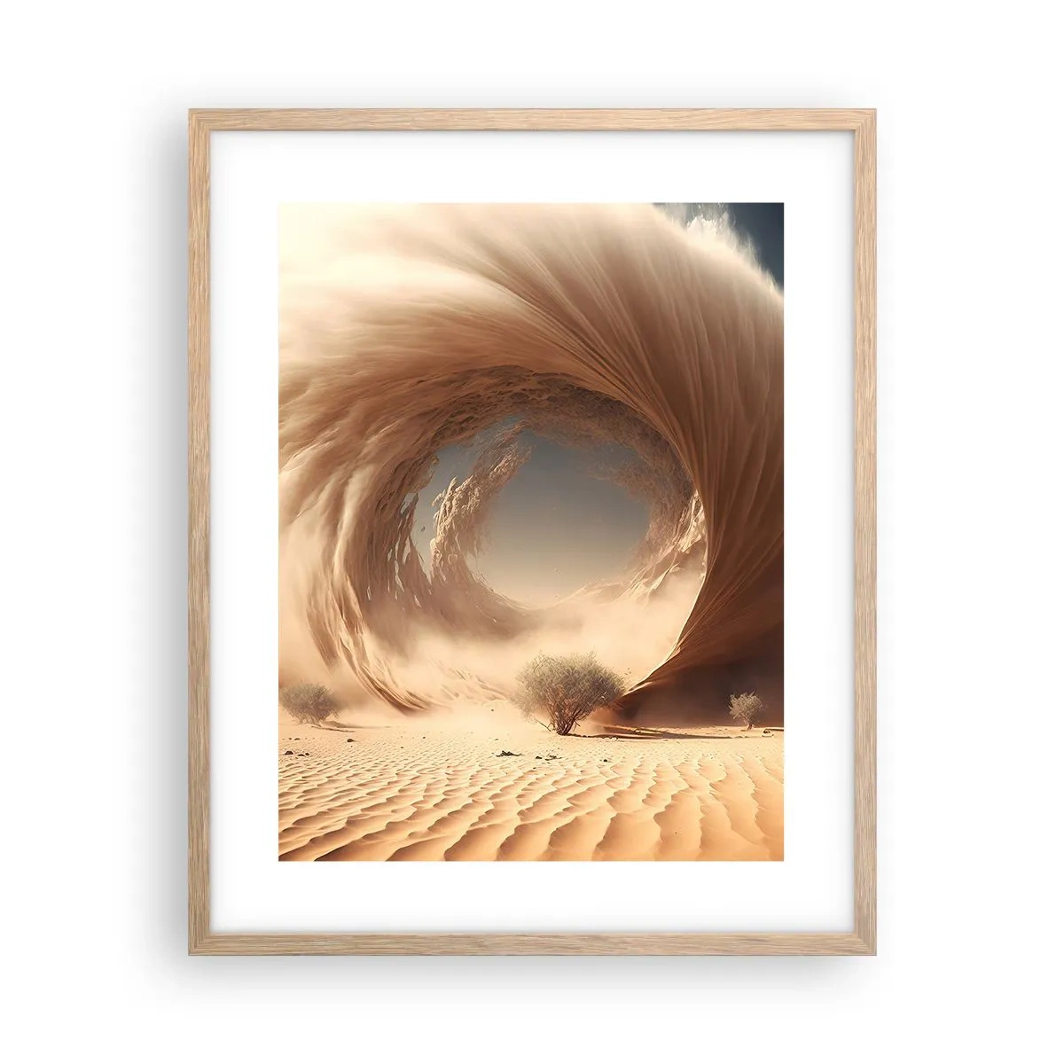 Plakát v rámu světlý dub - Otevřený portál - 40x50 cm