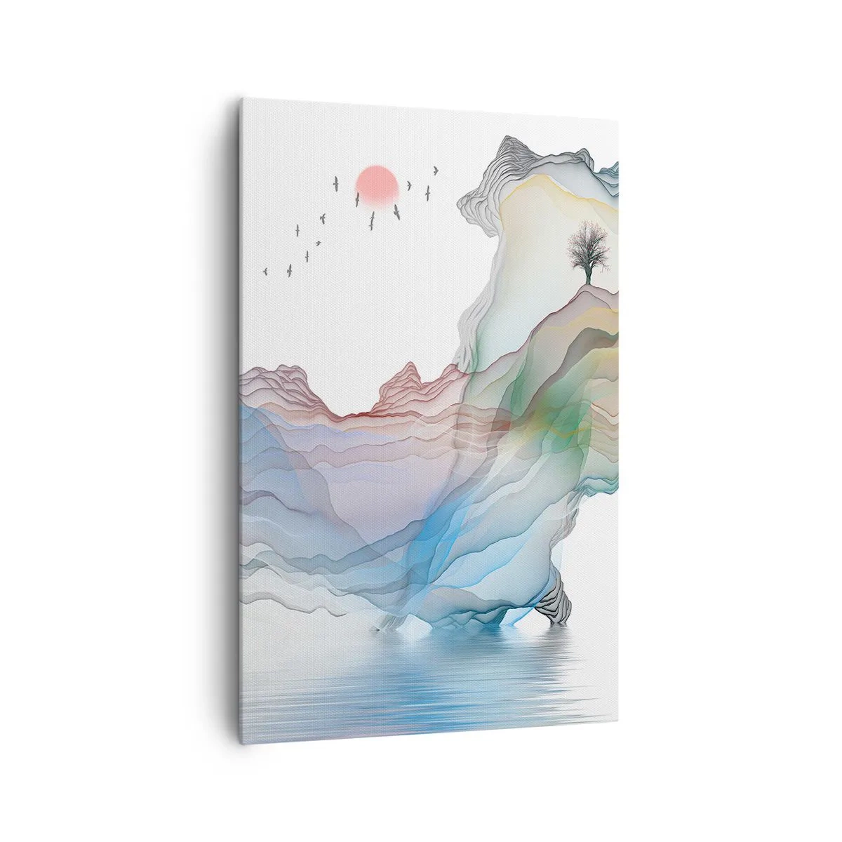 Obraz na plátně - Ke křišťálovým horám - 80x120 cm