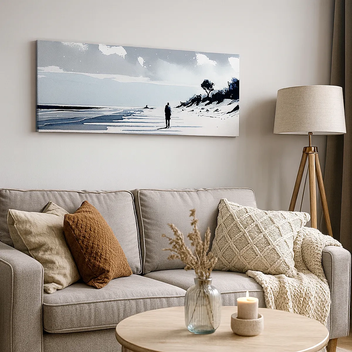 Obraz na plátně - O samotě - 30x30 cm