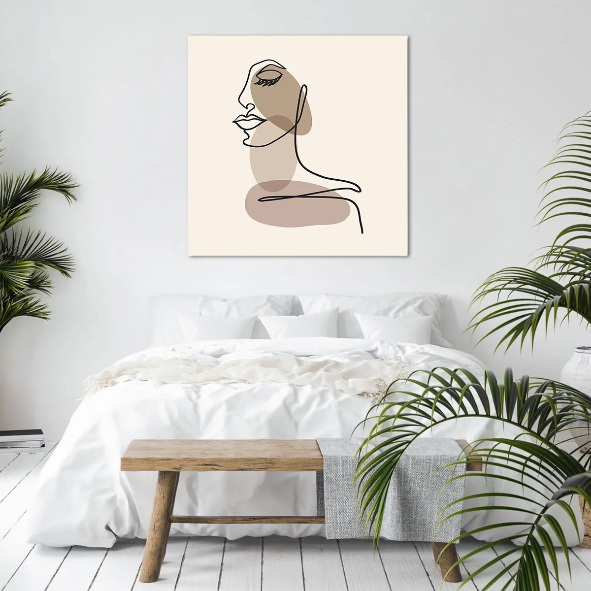 Obraz na plátně - Určitá linie krásy - 50x50 cm