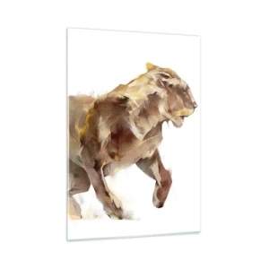 Obraz na skle - Divoká elegance - 50x70 cm