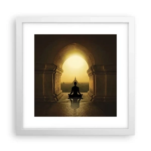 Plakát v bílém rámu - Plná harmonie - 30x30 cm