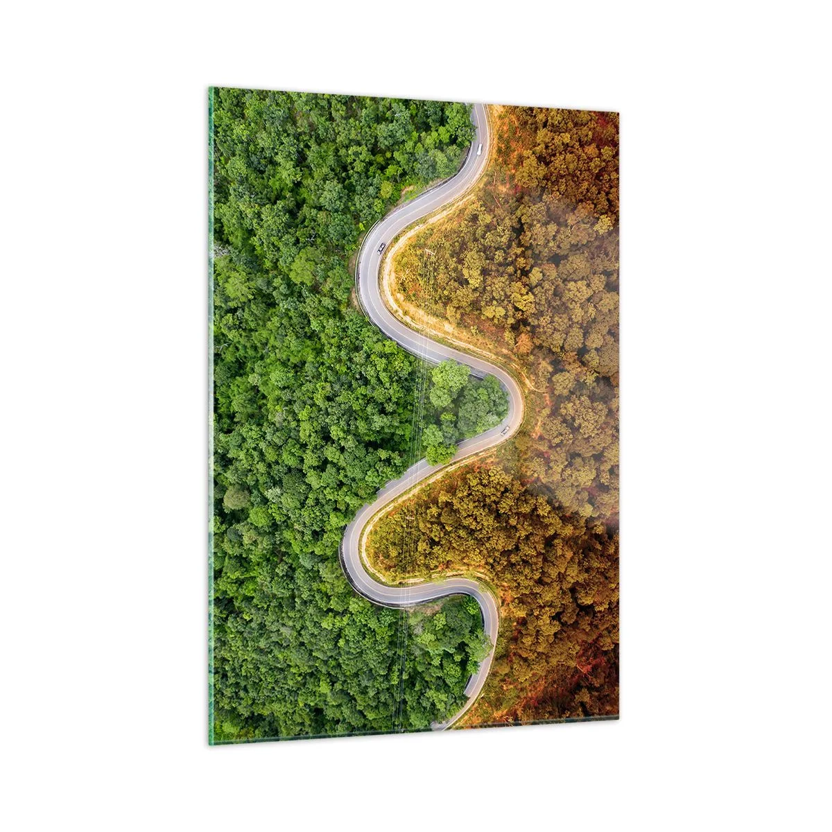 Obraz na skle - Hranice a průlomy - 50x70 cm