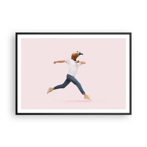 Plakát v černém rámu - Špetka absurdity - 100x70 cm