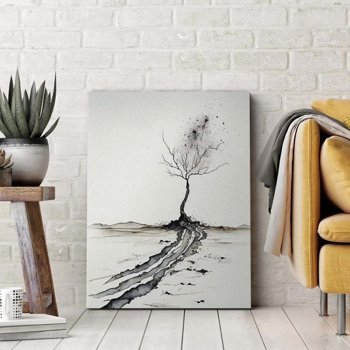 Obraz na plátně - Zimní melancholie - 80x120 cm