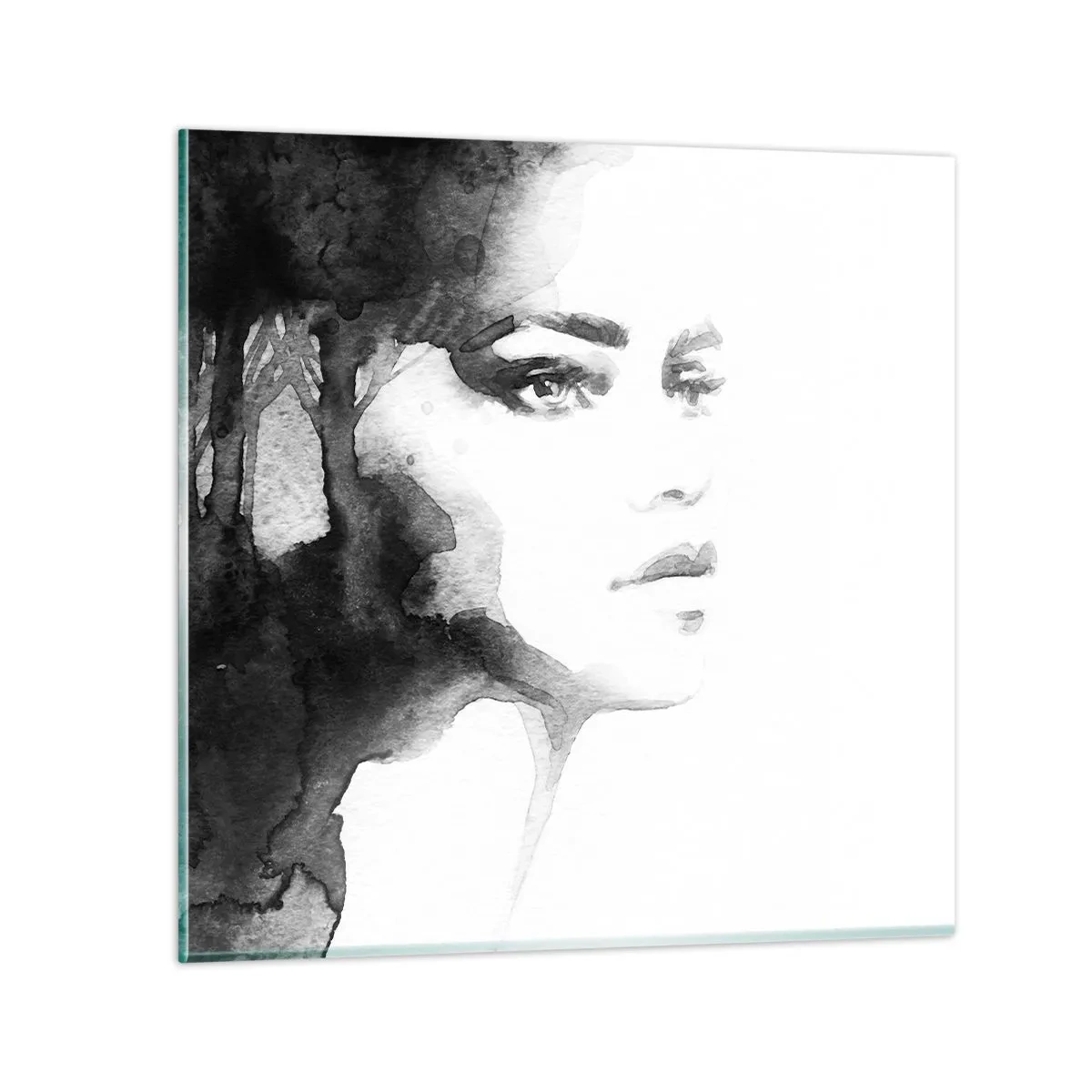 Obraz na skle - Vytvořená z tajemství a mlhy - 60x60 cm