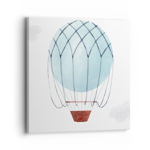 Obraz na plátně - Celý v oblacích - 30x30 cm