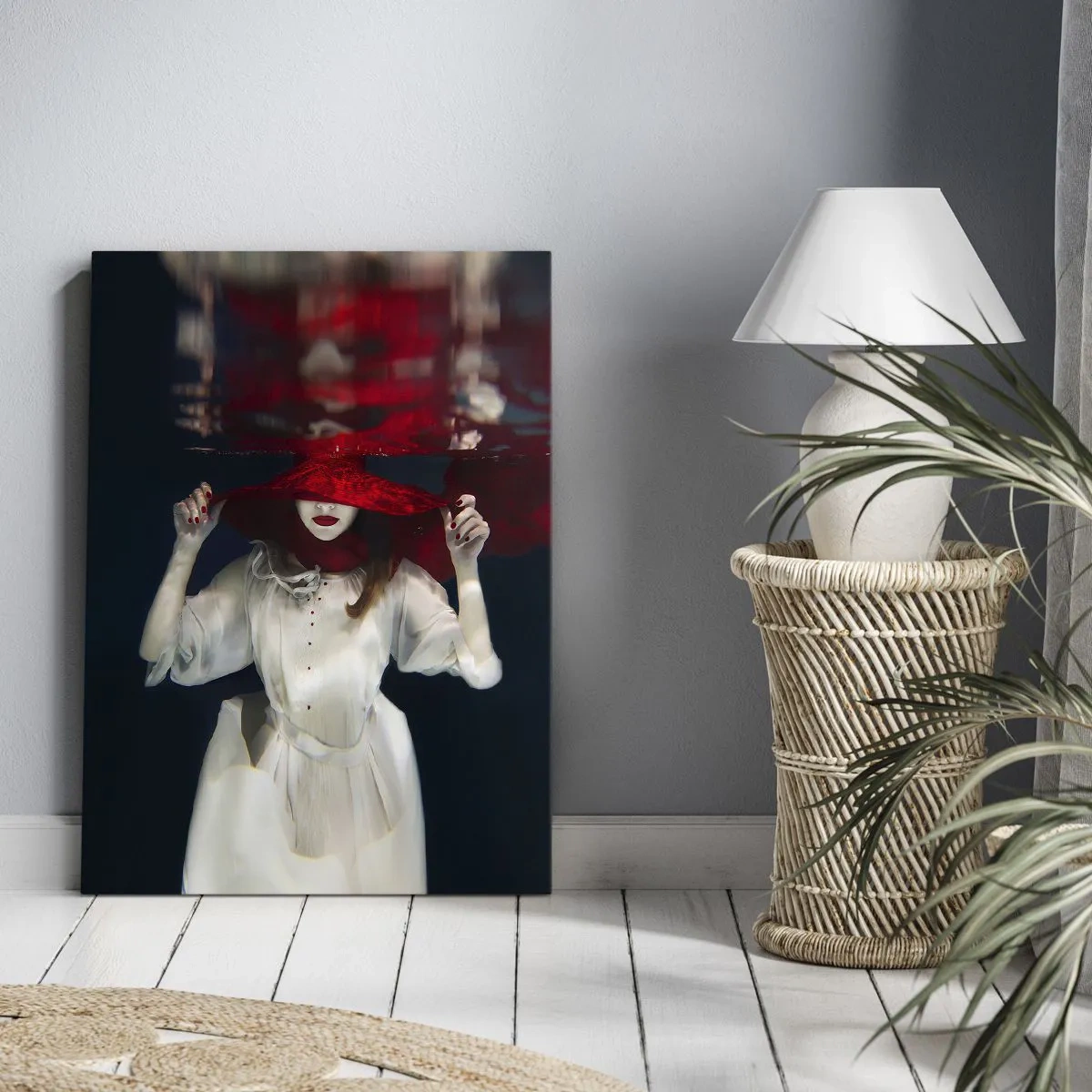 Obraz na plátně - Divoženka - 45x80 cm