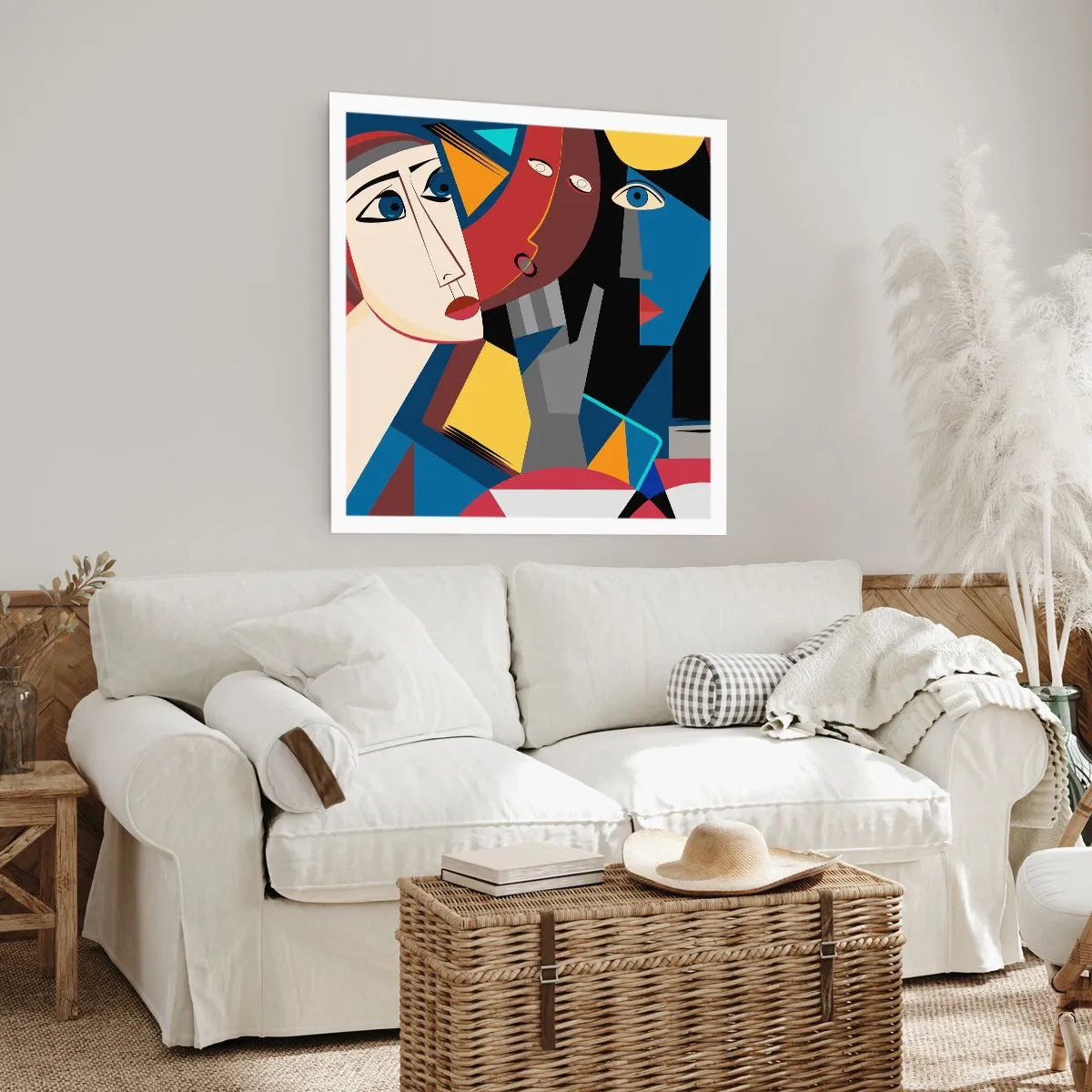 Plakát - Konverzace kubistů - 50x50 cm