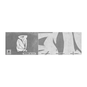 Vzor Fototapety Premium Canvas - V zádumčivosti - Minimalistický, Akt, Jemné - 100x30 cm