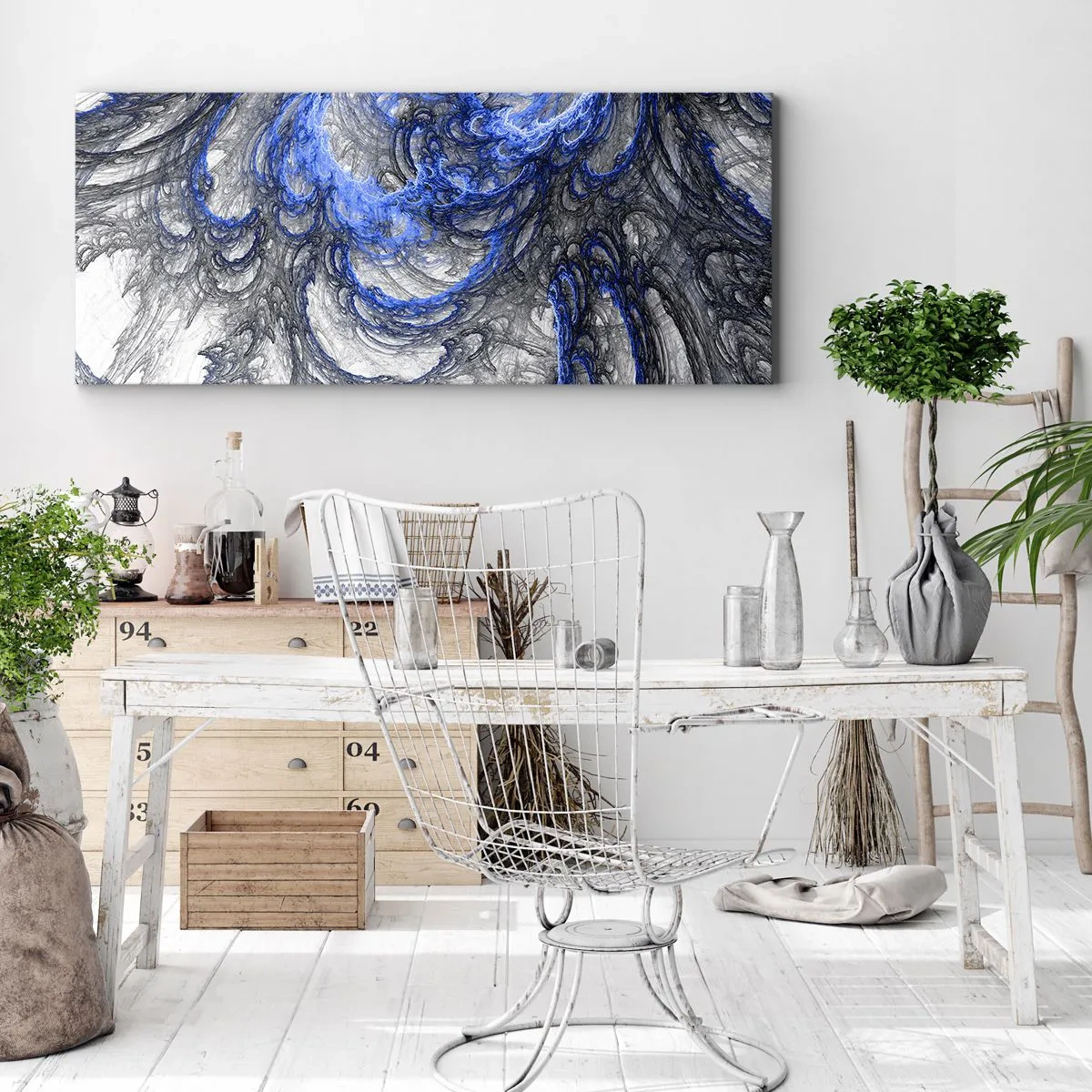 Obraz na plátně - Zrod vlny - 100x40 cm